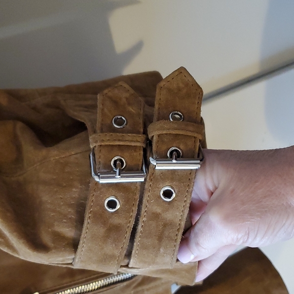 🥳HP🥳 Women's BCBG Leather Moto Jacket - Picture 3 of 4